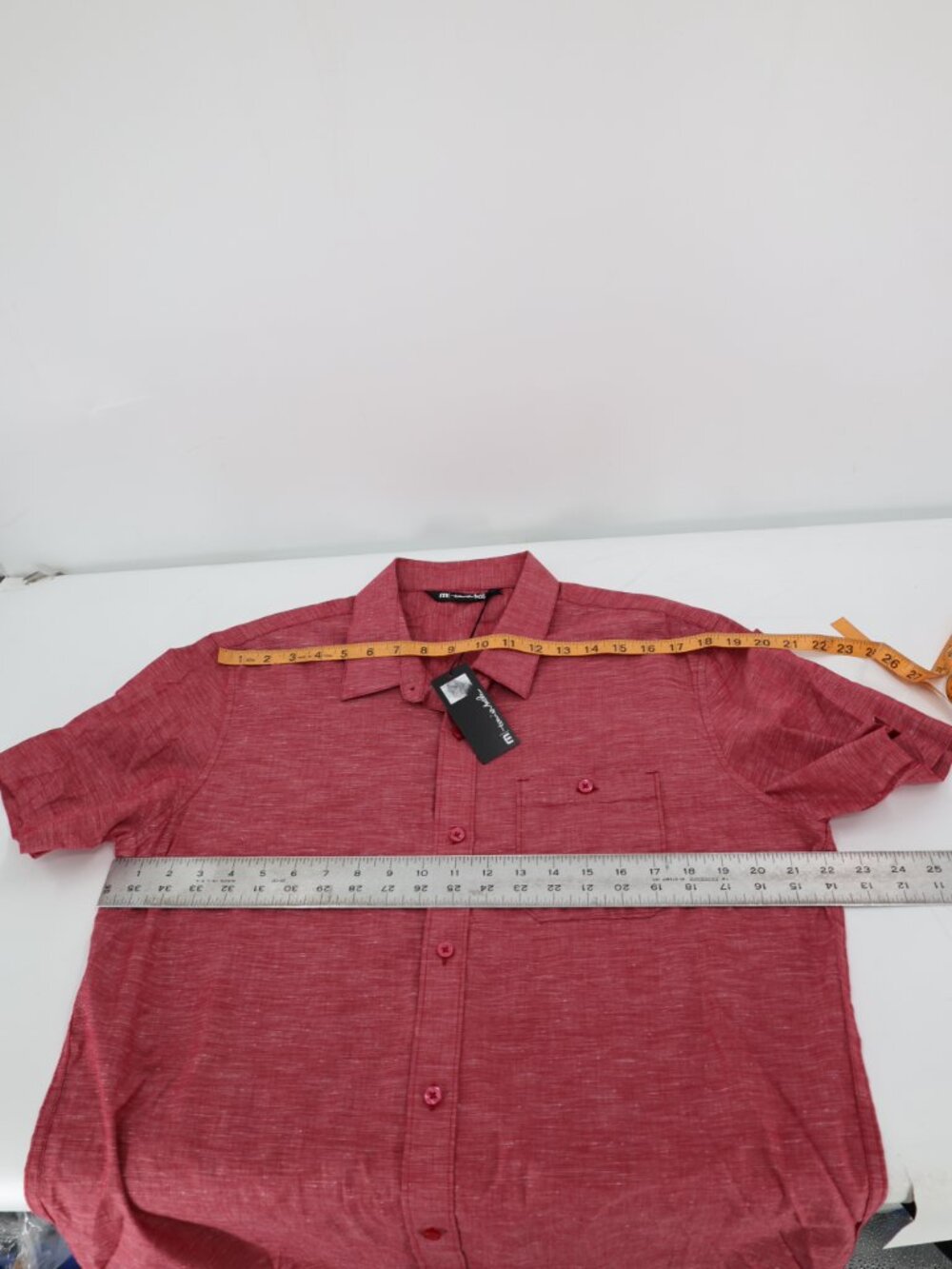 NWT Travis Mathew Shirt Mens Large Studebaker Short Sleeve Button Up Casual - Picture 12 of 13
